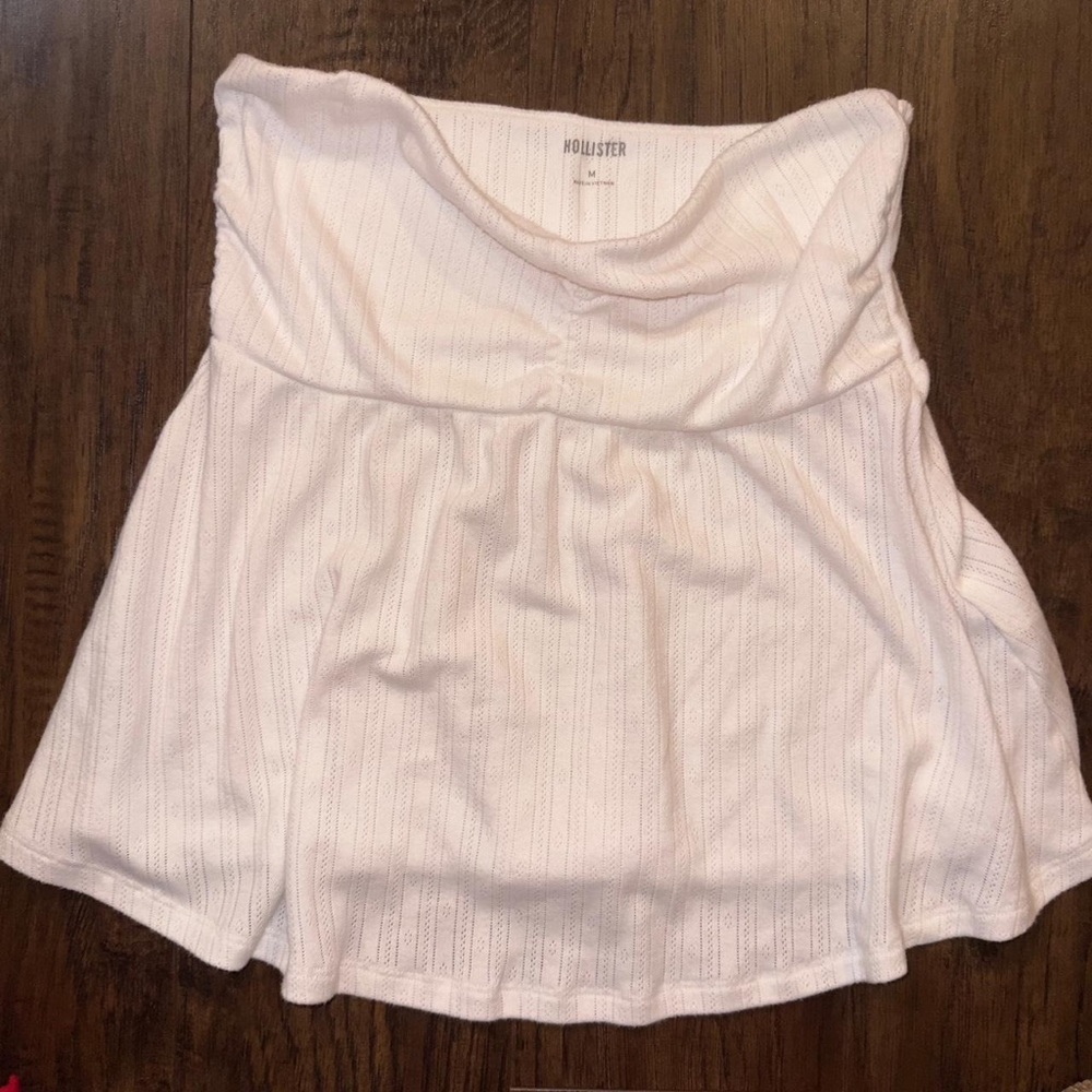Hollister White Crop Top